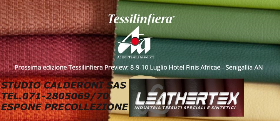 Tessilinfiera Preview 8-9-10 Luglio 2015 Senigallia
